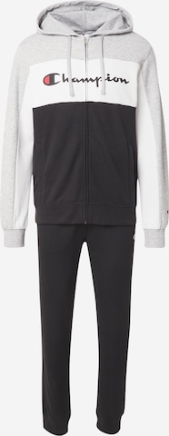 Survêtement Champion Authentic Athletic Apparel en noir : devant