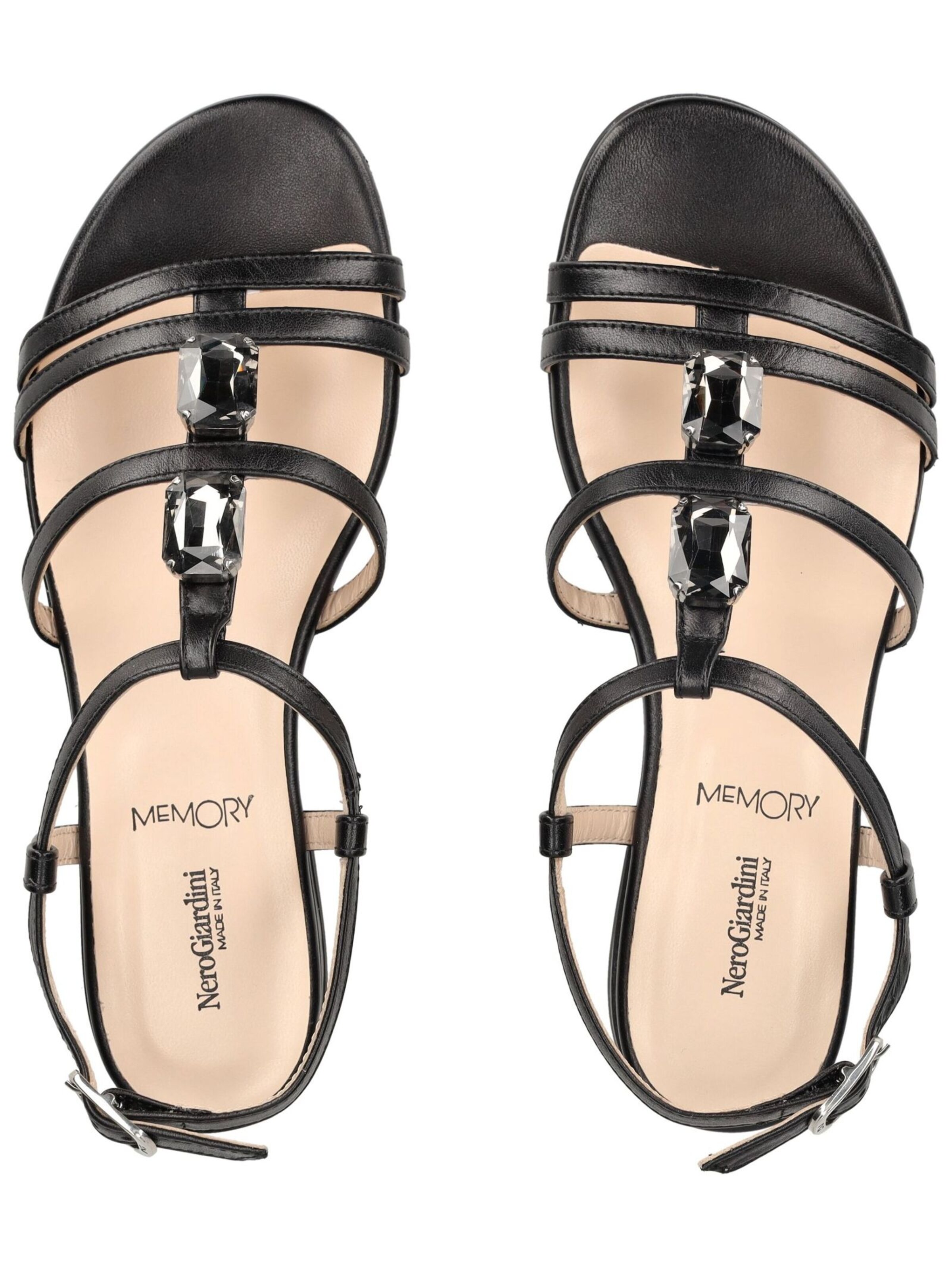 Sandales à lanières Nero Giardini en noir