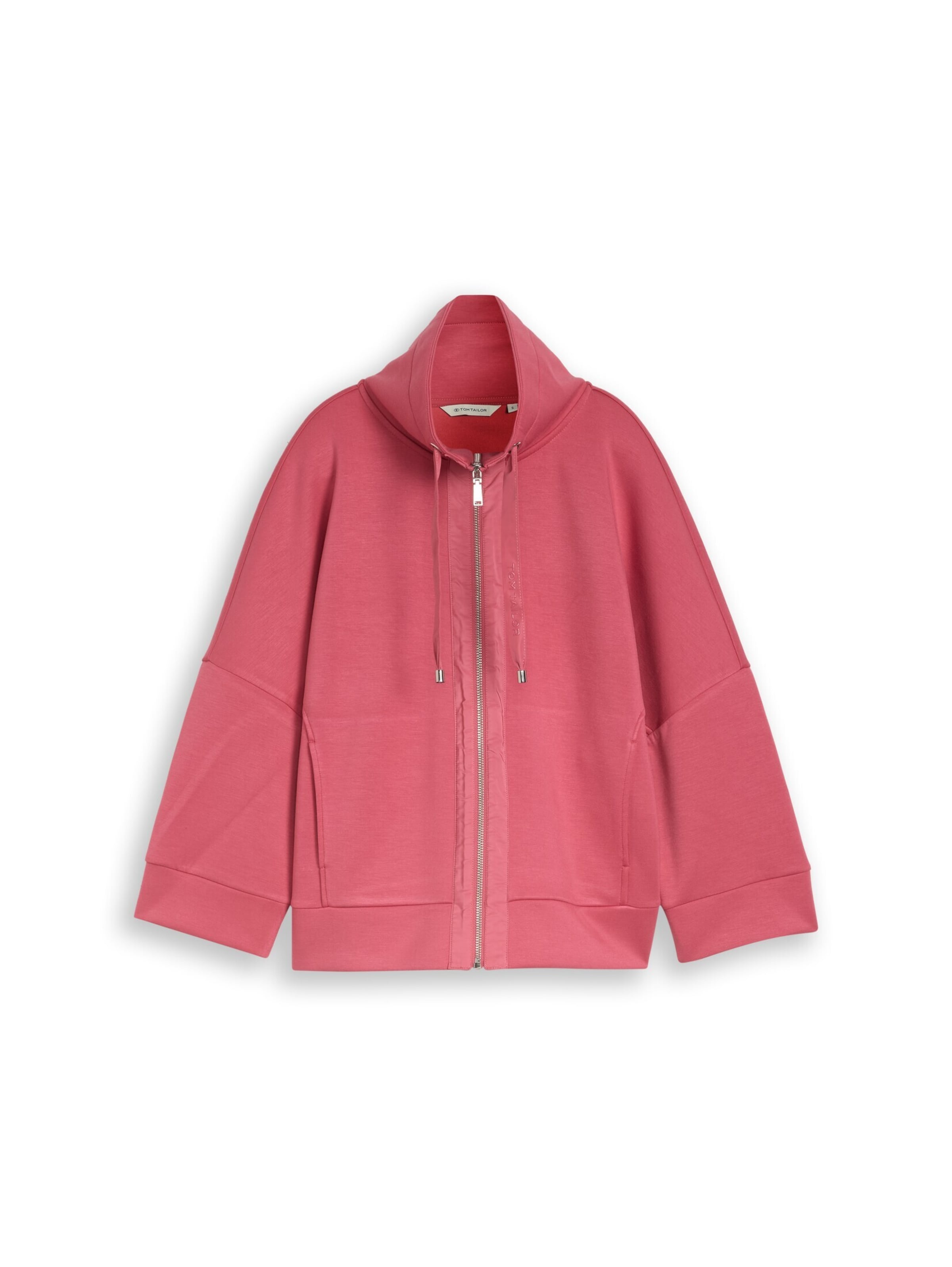 TOM TAILOR Sweatjacke in Pink: Vorderseite