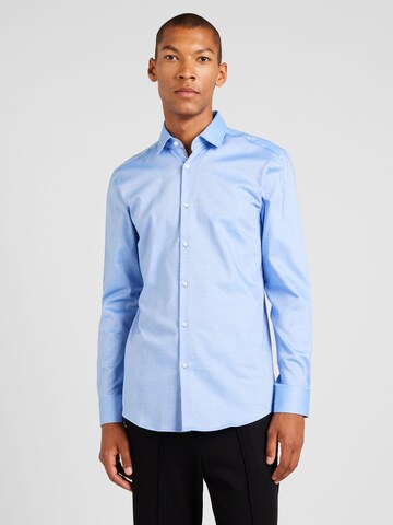 HUGO Slim Fit Hemd 'Koey' in Blau: Vorderseite