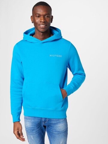 TOMMY HILFIGER Sweatshirt in Blauw: voorkant