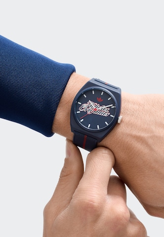 ADIDAS ORIGINALS Analoog horloge 'Project Two' in Blauw