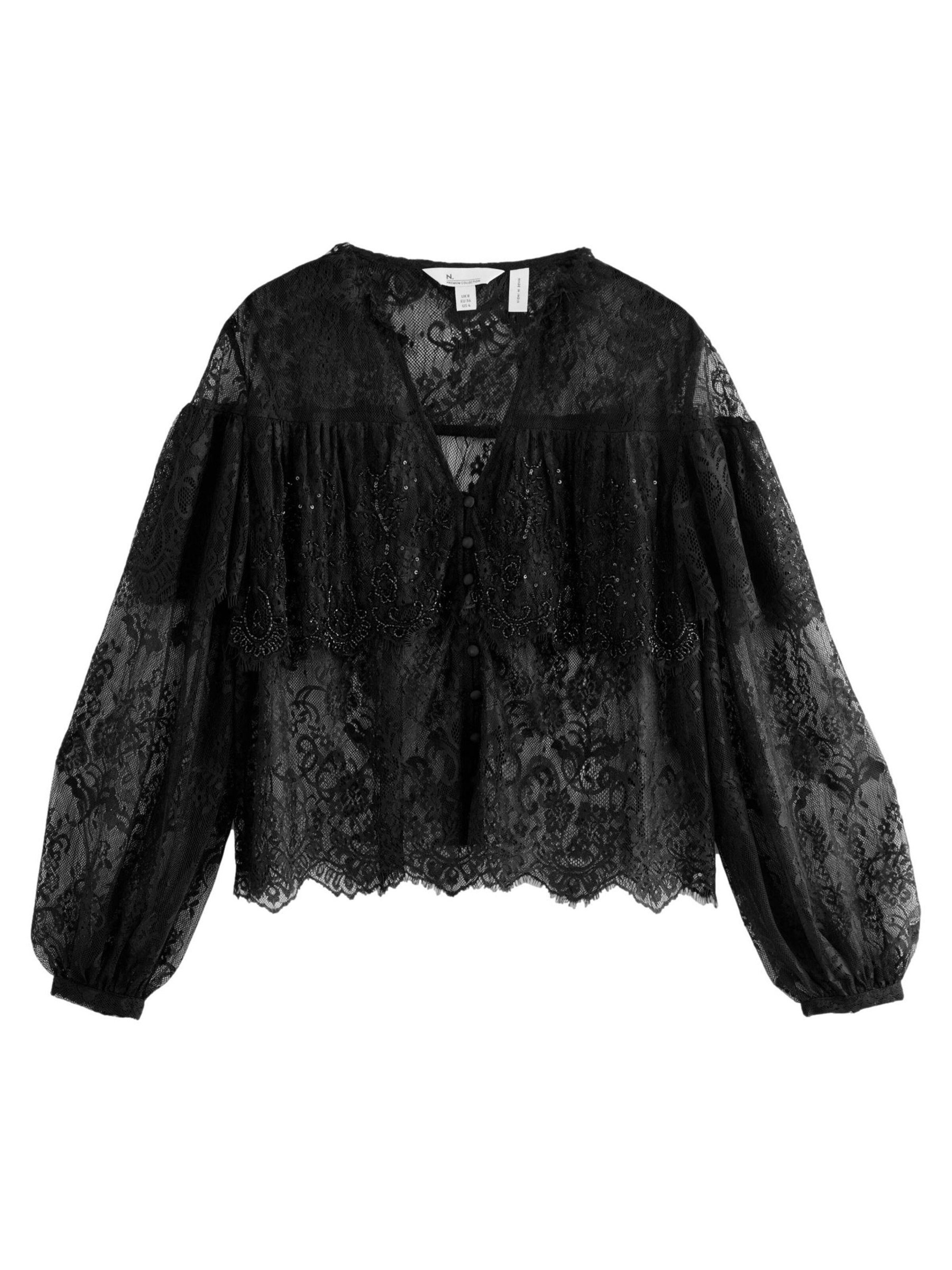 Next Blouse in Black: front