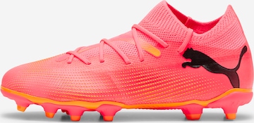 PUMA - Chuteira 'FUTURE 7 MATCH' em vermelho: frente