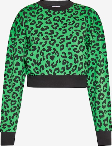 MYMO Sweatshirt in Groen: voorkant