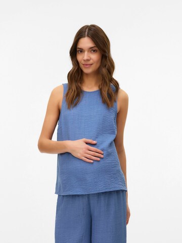 MAMALICIOUS Blouse in Blauw: voorkant