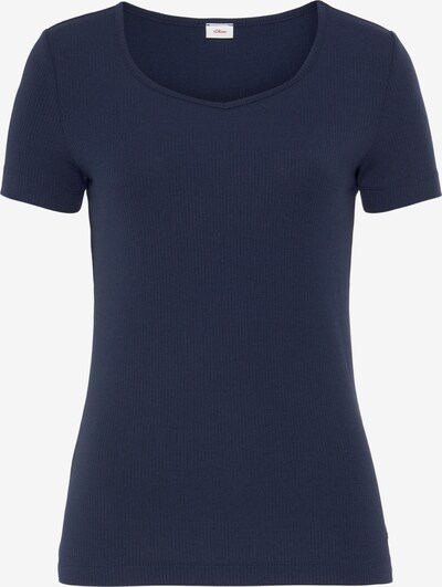 s.Oliver T-shirt en bleu marine, Vue avec produit