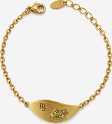Bracelet 'Virgo | Maagd Zodiac' Sally Jane Jewelry en or : devant