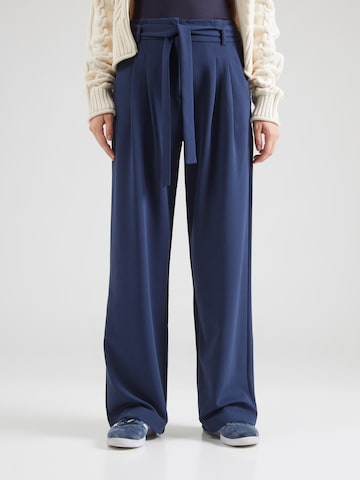 Wide leg Pantaloni con pieghe 'ONLEVI' di ONLY in blu: frontale
