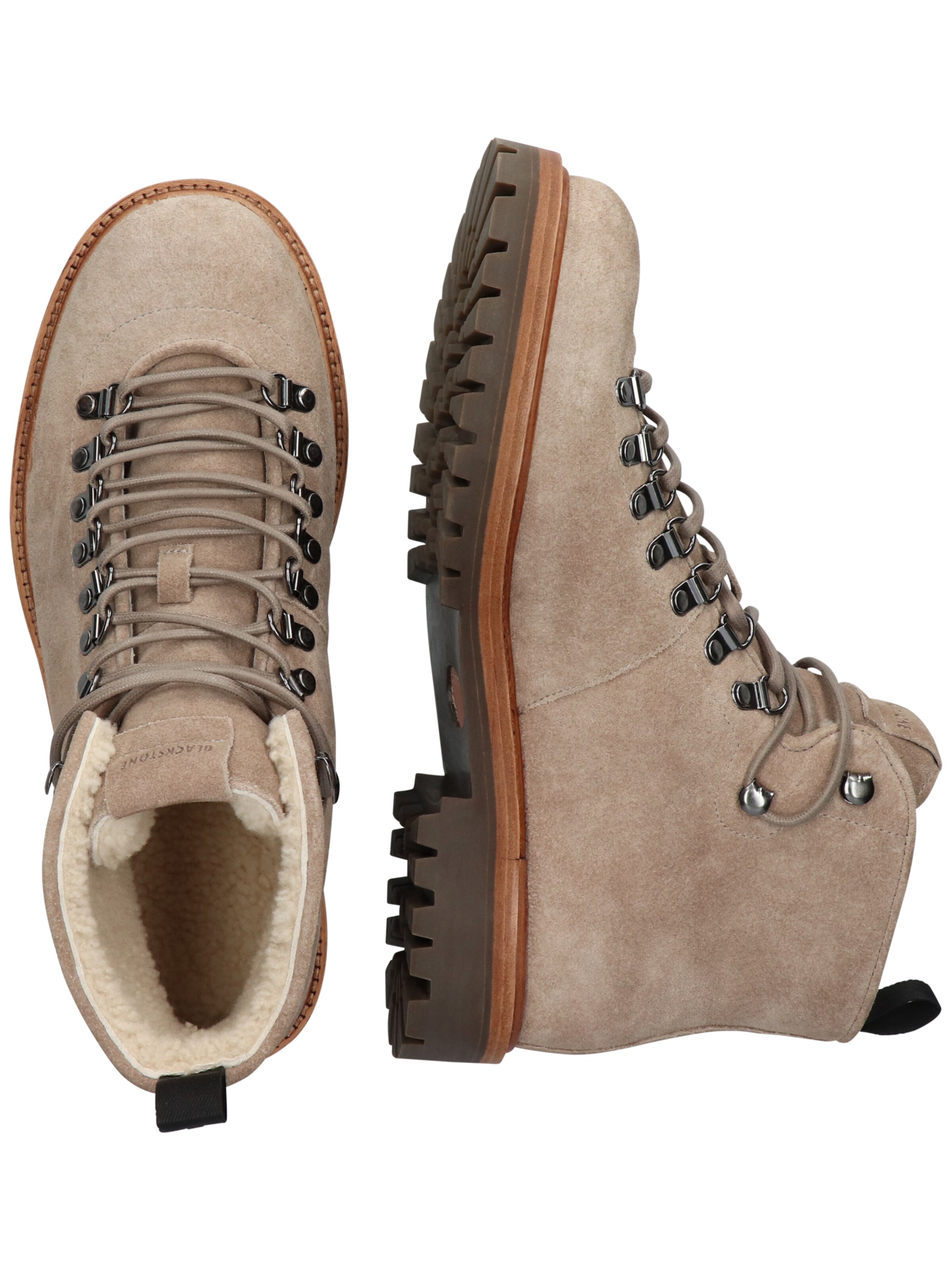 BLACKSTONE Lace-up boots 'Rock Tarrant EG567' in Beige