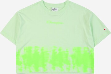 T-shirt Champion Authentic Athletic Apparel en vert : devant