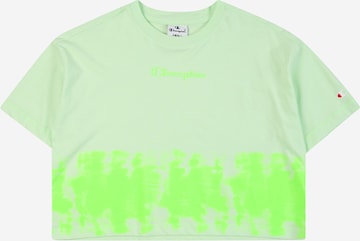 T-shirt Champion Authentic Athletic Apparel en vert : devant