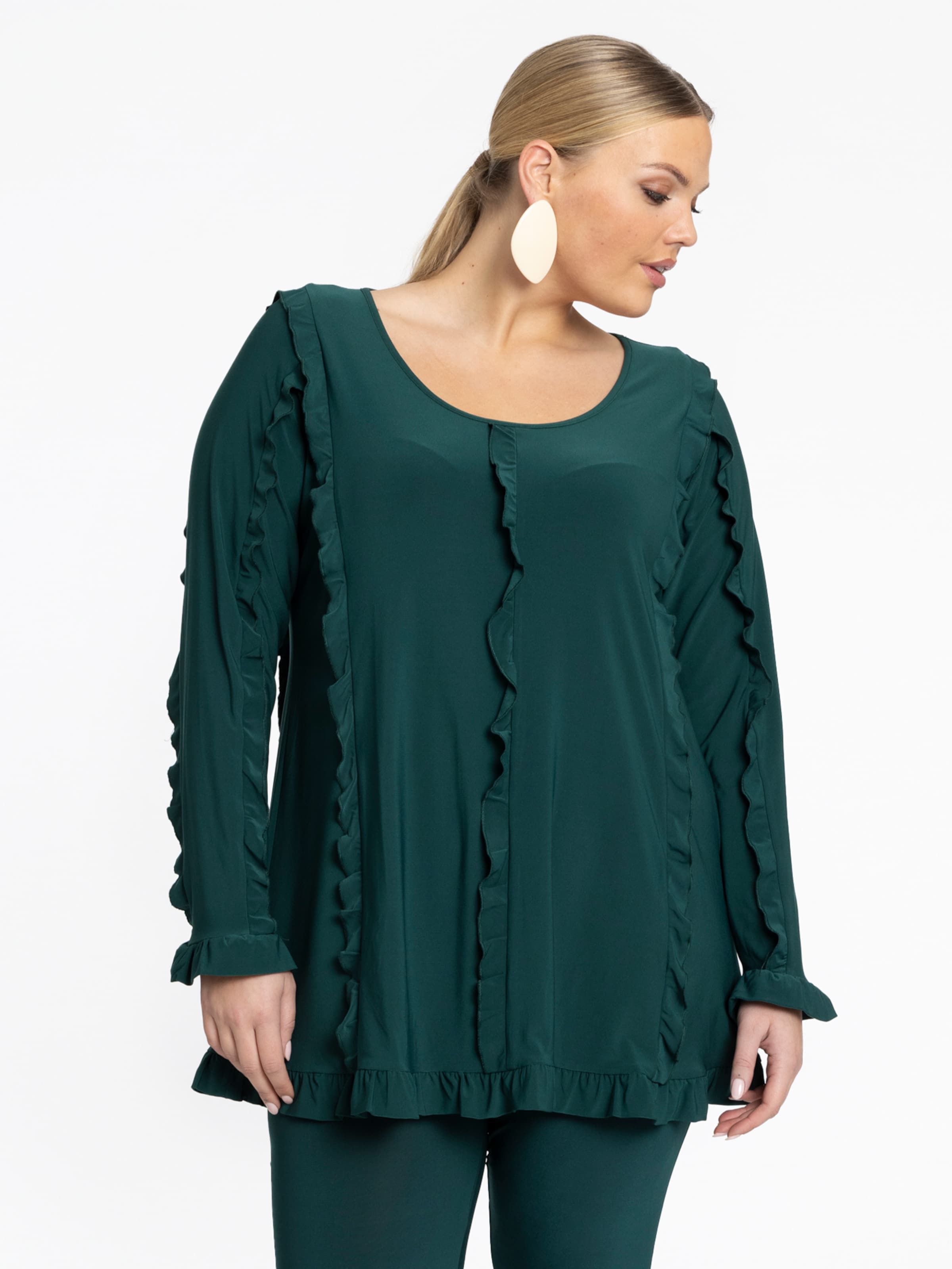 YOEK Bluse in Grün: Vorderseite