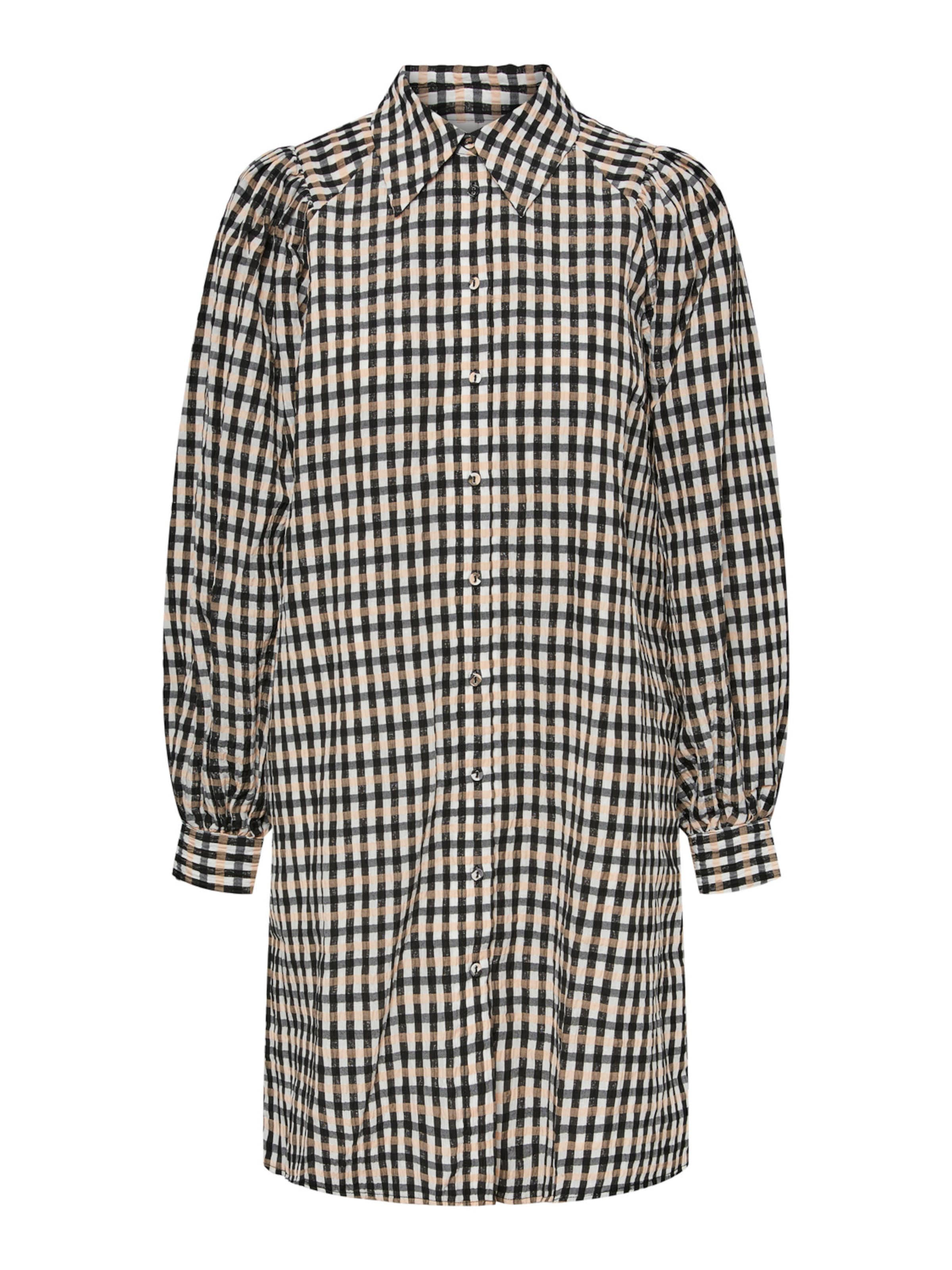 Robe-chemise 'Agga' YAS en blanc : devant