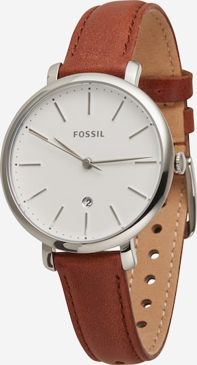 FOSSIL Analogni sat 'Jacqueline' u svijetlosmeđa / srebro / bijela, Pregled proizvoda