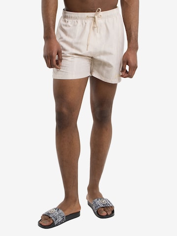 Shorts de bain 'Fedel' Carlo Colucci en beige : devant