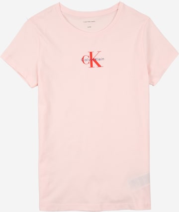 Calvin Klein Jeans Majica | roza barva: sprednja stran