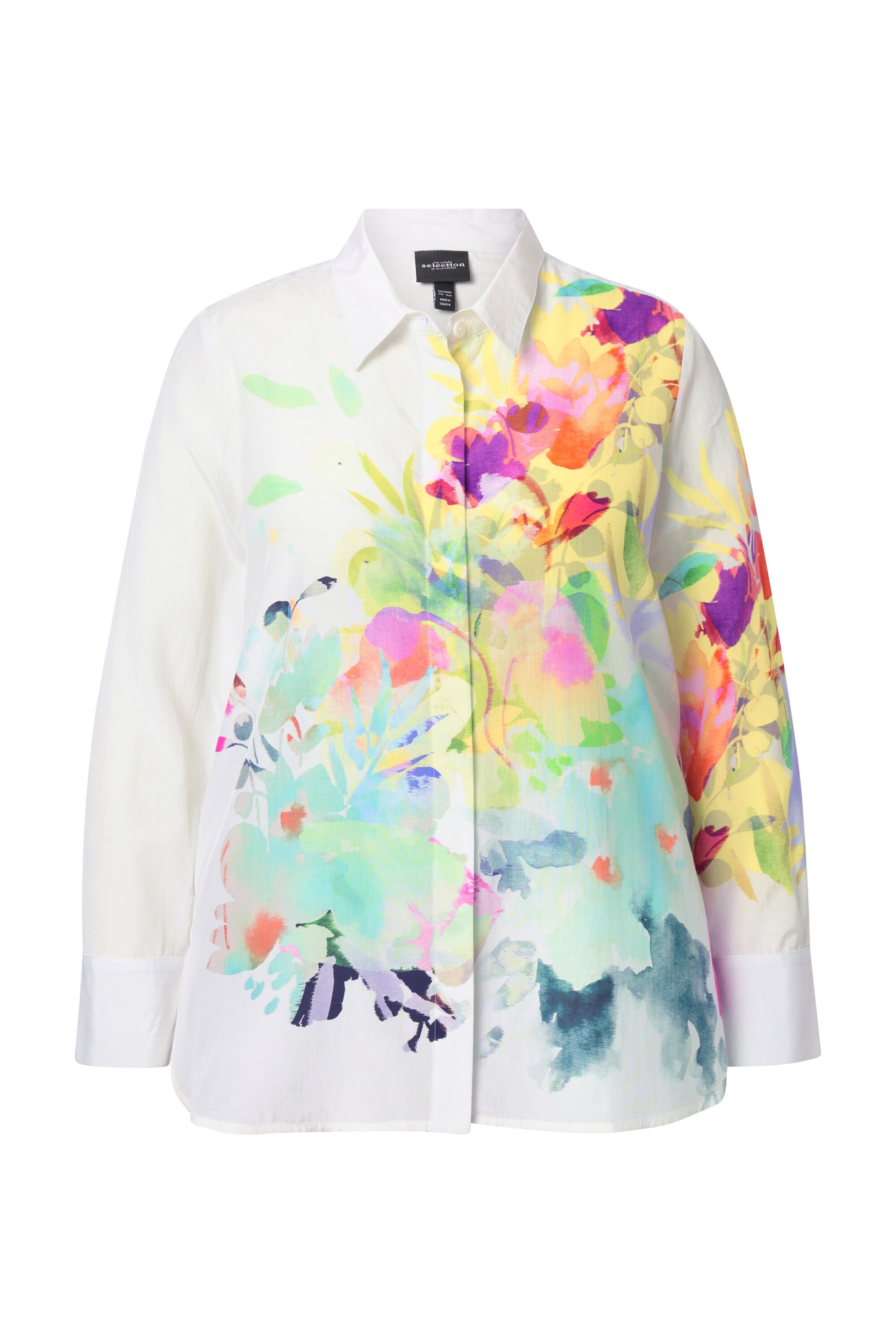 Ulla Popken Bluse in Weiß: Vorderseite