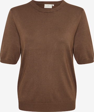 Pull-over 'Lizza' Kaffe en marron : devant