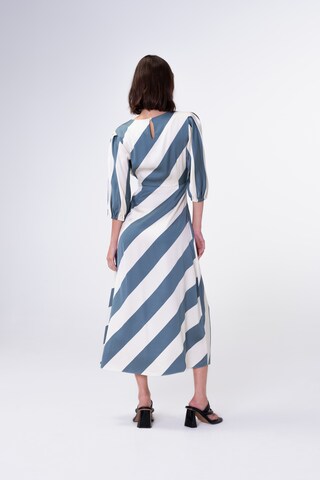 Aligne - Vestido 'Getson Humbug' em azul