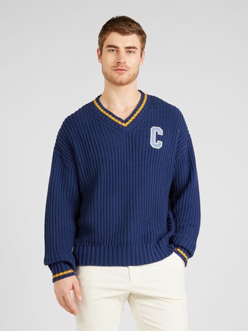 Pull-over Champion Authentic Athletic Apparel en bleu : devant