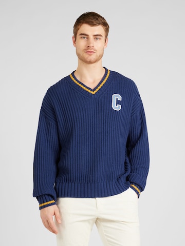 Champion Authentic Athletic Apparel Sweater in Blue: front
