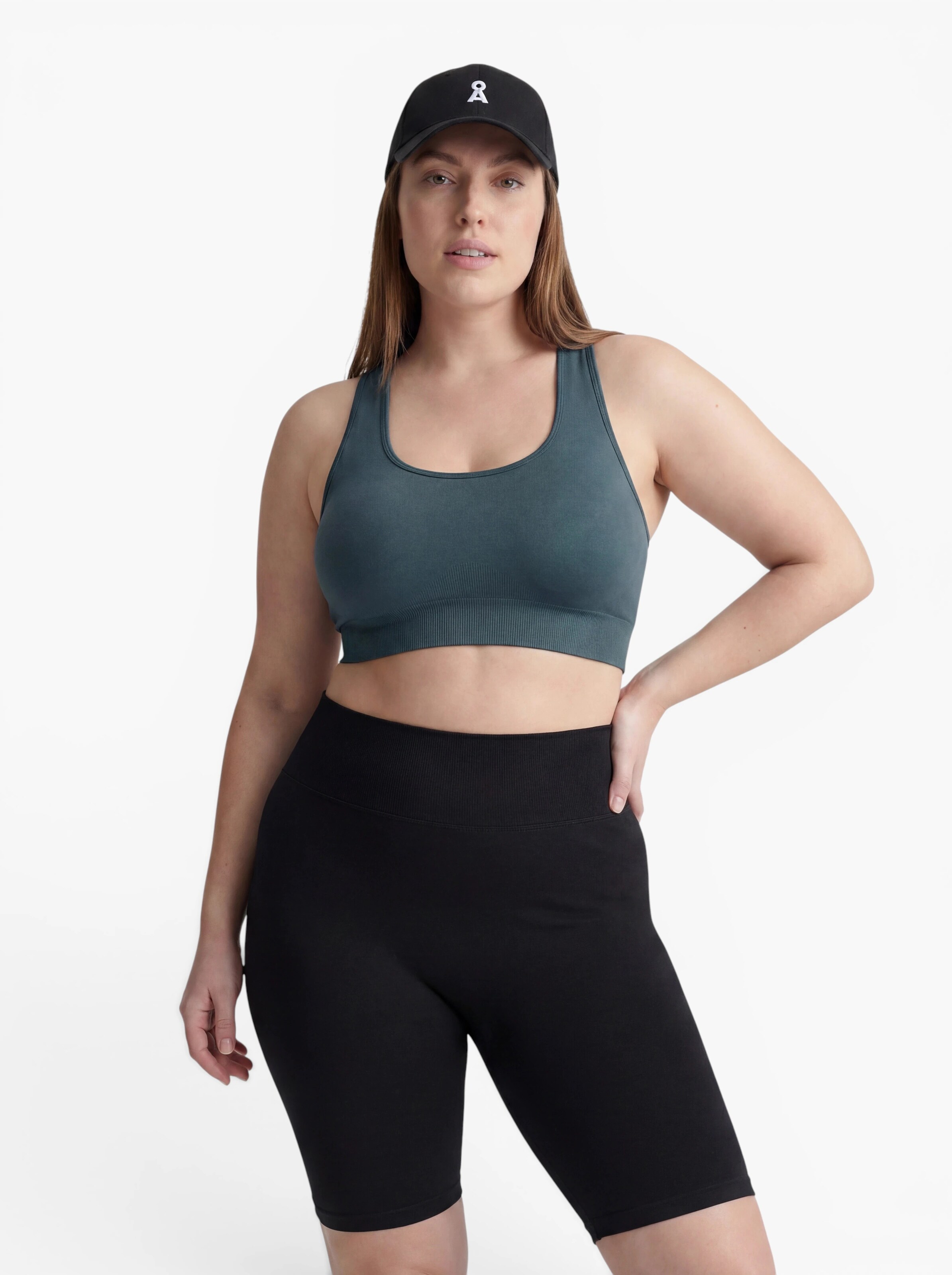 Bustieră Sutien sport 'ONPDAISY' de la Only Play Curvy pe verde