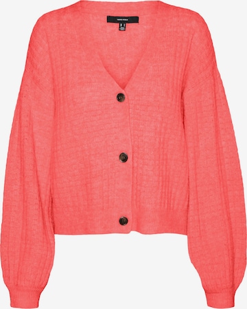 VERO MODA Strickjacke 'ELISA' in Orange: predná strana