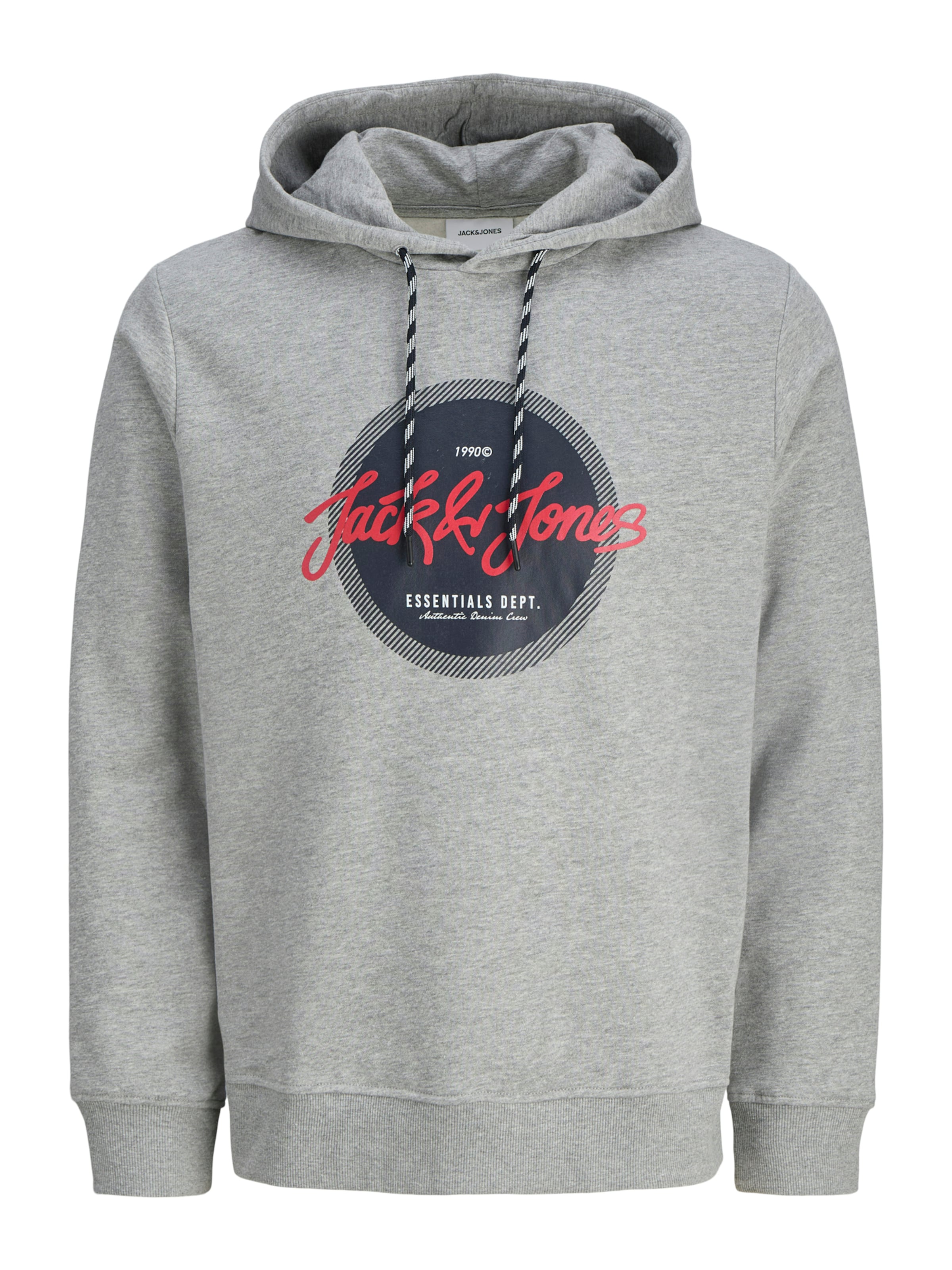 sötétkék / szürke melír / gránátalma JACK & JONES Tréning póló 'Urban', Termék nézet