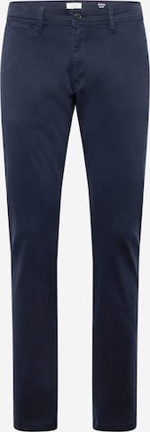 QS Regularen Chino hlače | modra barva: sprednja stran