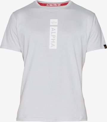 ALPHA INDUSTRIES T-shirt i grå: framsida