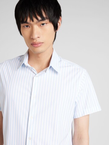 JACK & JONES Slim fit Button Up Shirt 'JPRBLAACTIVE' in Blue