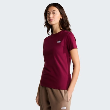 THE NORTH FACE T-Shirt 'Evolution Simple Dome' in Rot: Vorderseite