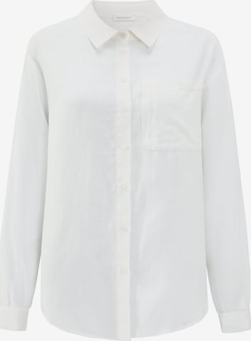 SASSYCLASSY Blouse in White: front