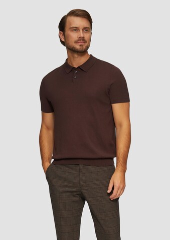 s.Oliver BLACK LABEL Shirt in Braun: Vorderseite