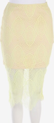 Missguided Skirt in XS in Yellow: front