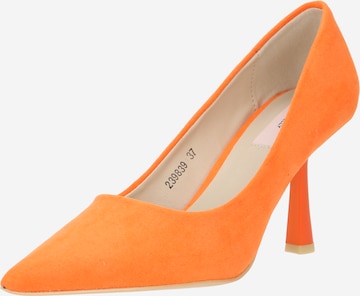 NLY by Nelly Pumps 'Sassy' in Oranje: voorkant