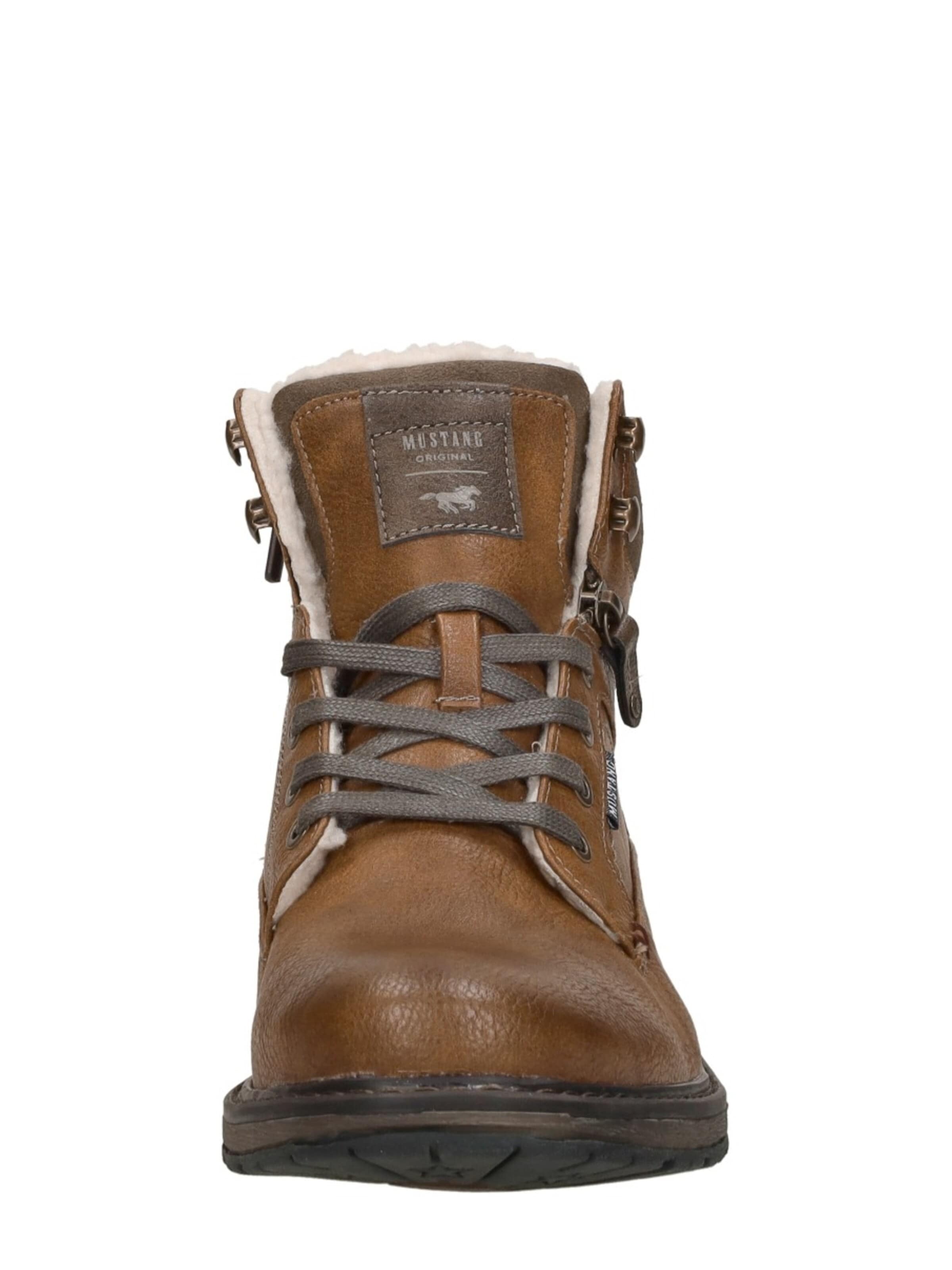 Bottes à lacets 'Heren veterschoenen' MUSTANG en marron