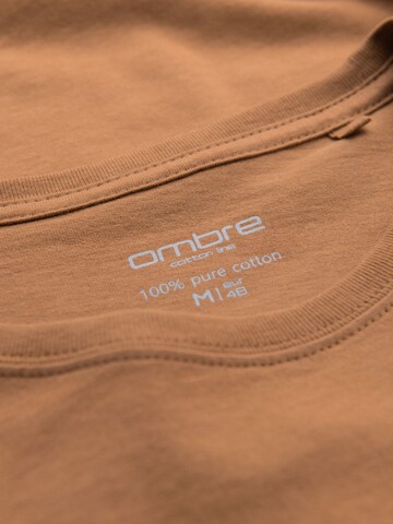 Ombre Shirt in Brown
