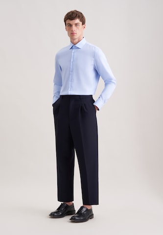 SEIDENSTICKER Regular fit Business shirt 'Schwarze Rose' in Blue