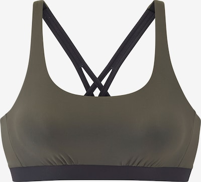 Bikinio viršutinė dalis iš s.Oliver, spalva – rusvai žalia / juoda, Prekių apžvalga