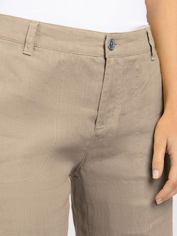 MAC Loose fit Pants 'Nora' in Beige
