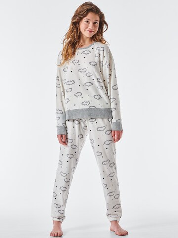 SCHIESSER Pajamas in White: front