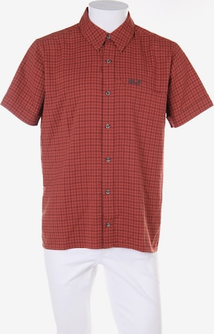 JACK WOLFSKIN Button Up Shirt in S in Brown: front