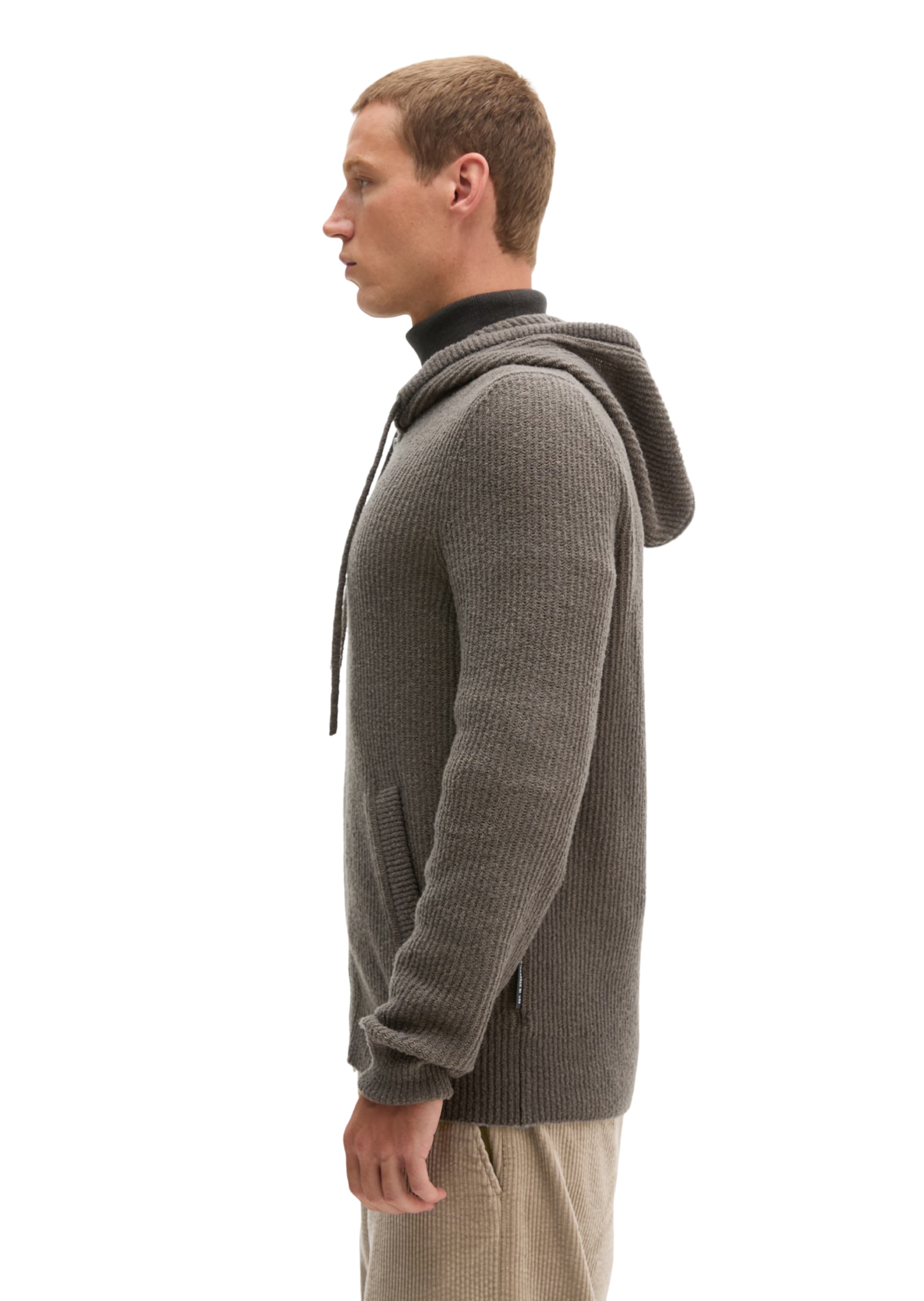 Marc O'Polo Strickjacke in Braun: Seite