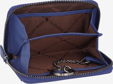 Braun Büffel Wallet 'Anna' in Blue