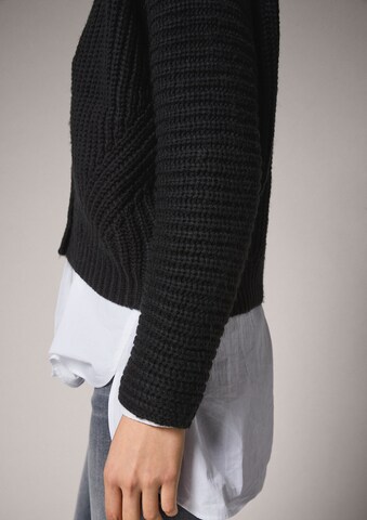 comma casual identity Knit Cardigan in Black