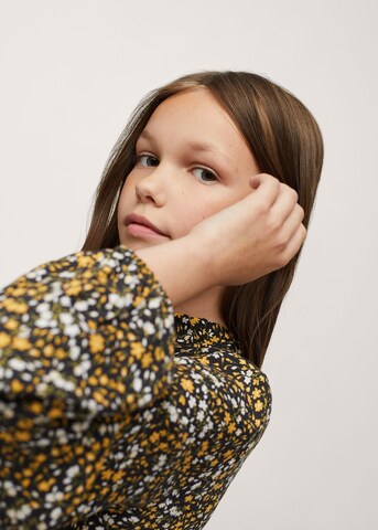 MANGO KIDS Jurk 'Pearls' in Geel