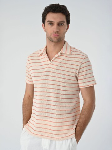 T-Shirt Antioch en orange : devant