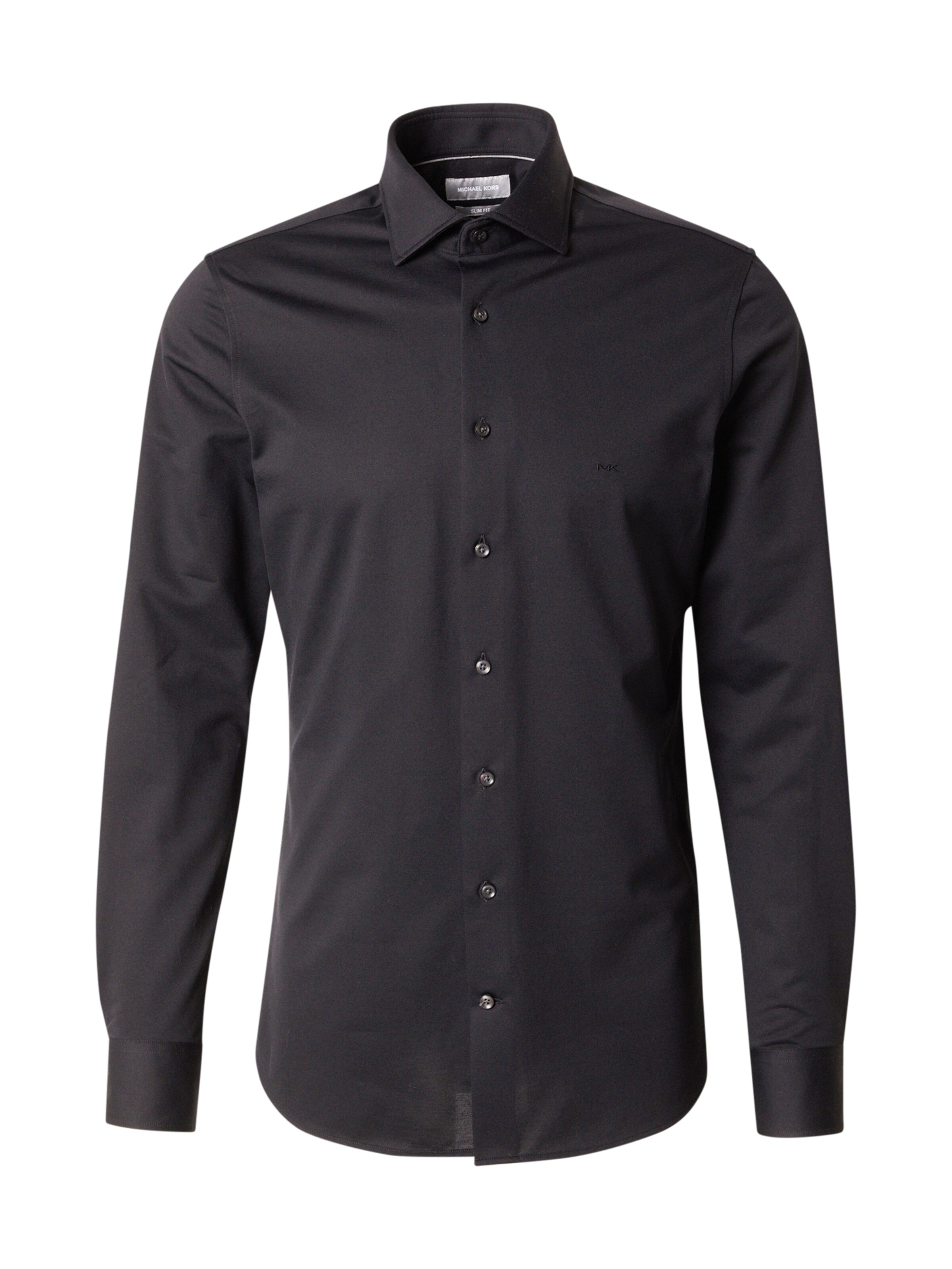 melns Michael Kors Slim fit Krekls: no priekšpuses